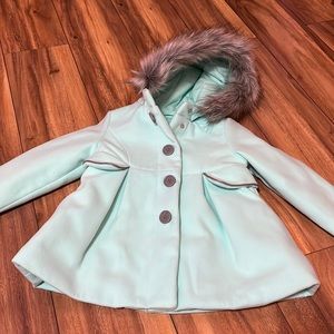 Cat & Jack Mint Toddler Girl 3T Peacoat/Jacket/Coat NWT